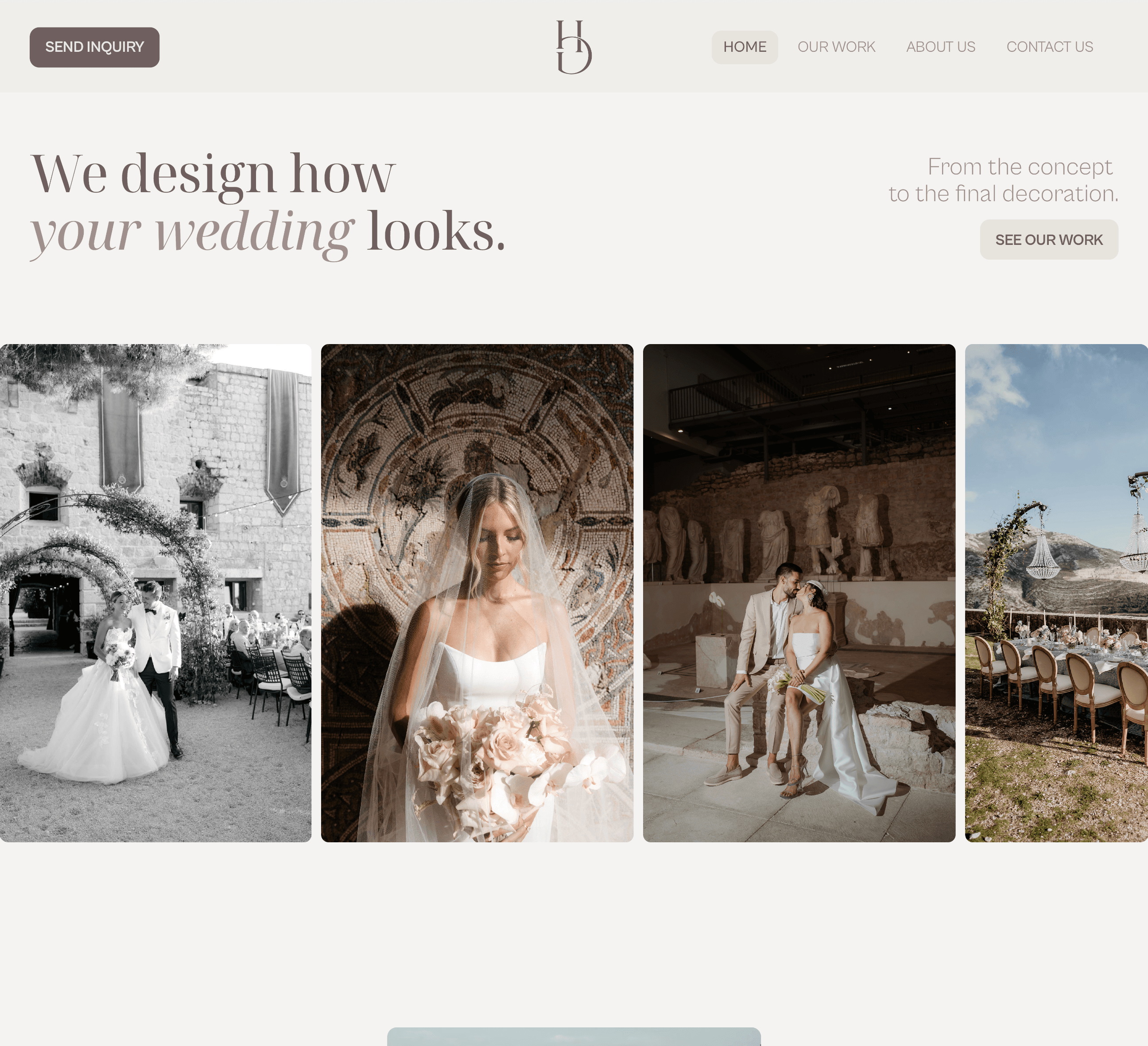 Hedera Design website homepage screenshot