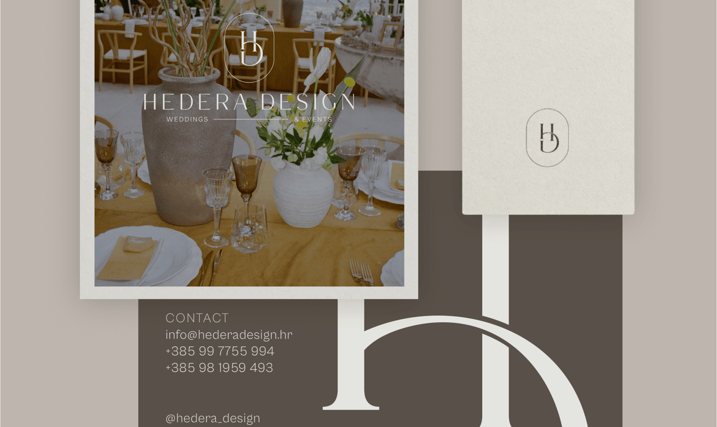 Hedera Design brand identity