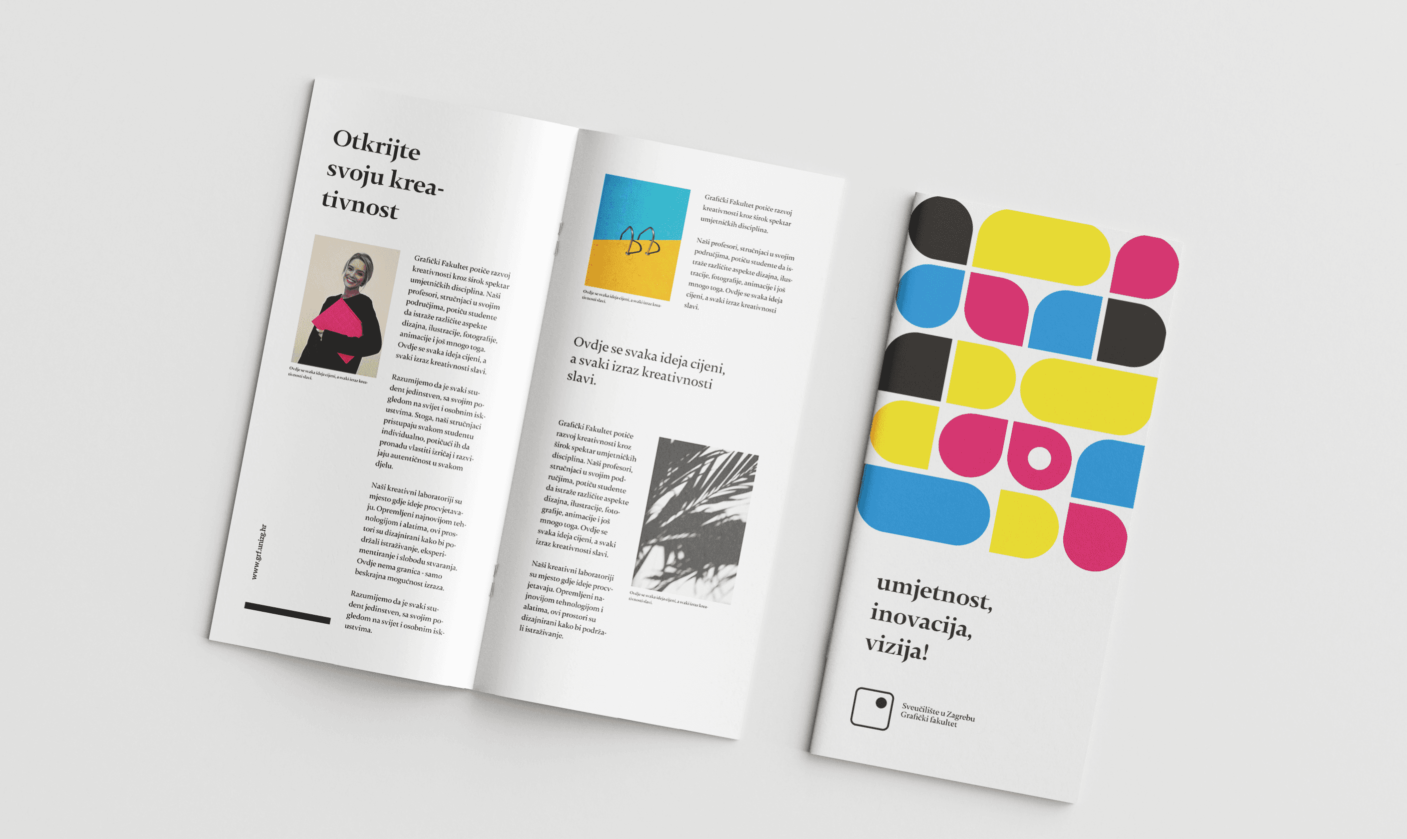 Brochure design mockup