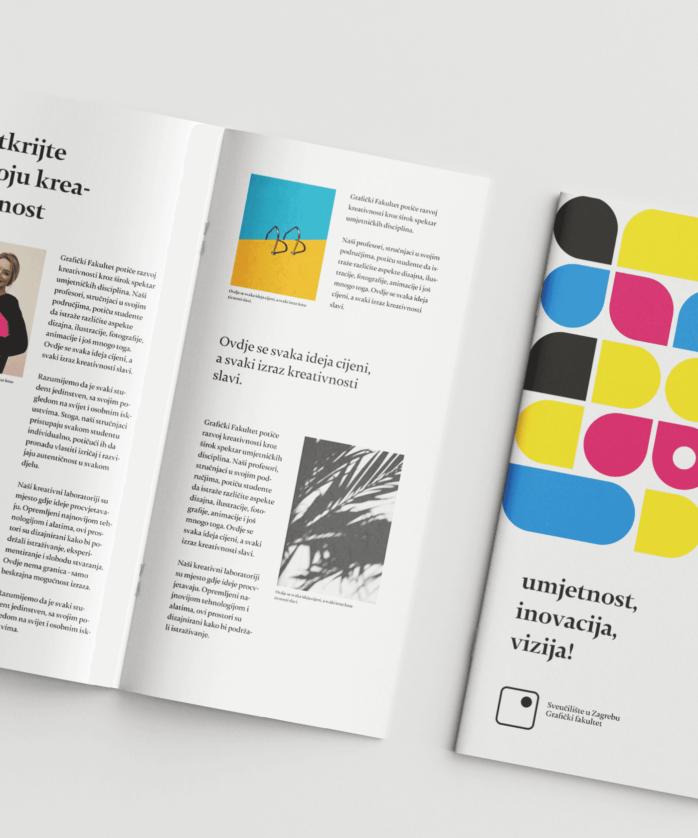 Brochure design mockup